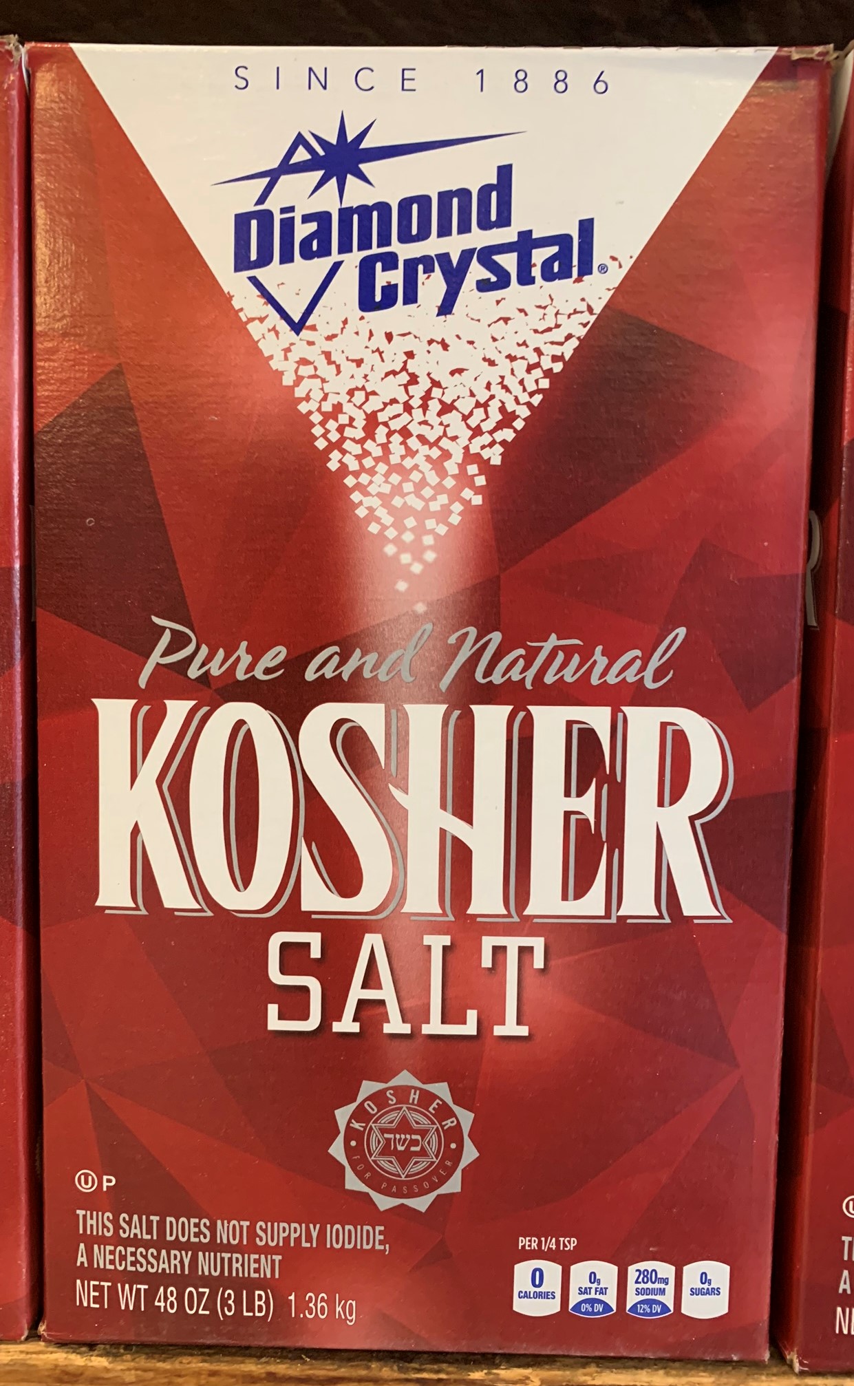Diamond Crystal Kosher Salt, 3 Pound 