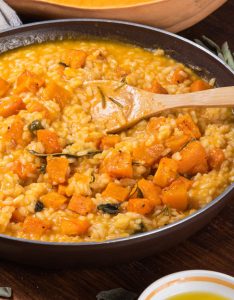 Squash Leek Risotto