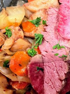 Corned Beef, Potato, Cabbage Skillet