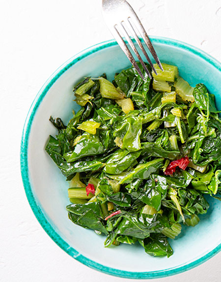 Sauteed Rainbow Swiss Chard