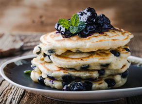 Blueberry Pancake Breakfast