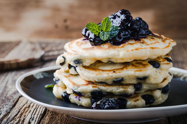Blueberry Pancake Breakfast