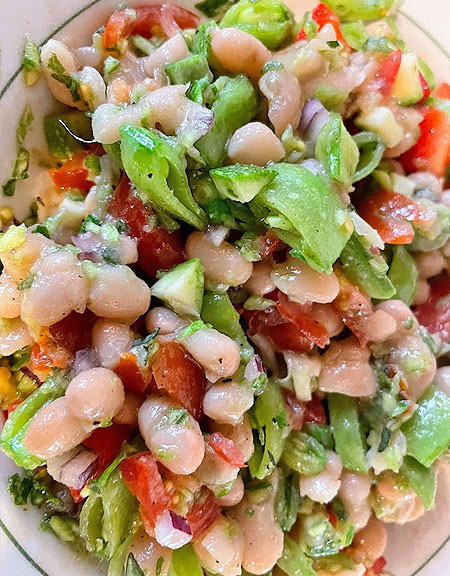 Spring Navy Bean Salad