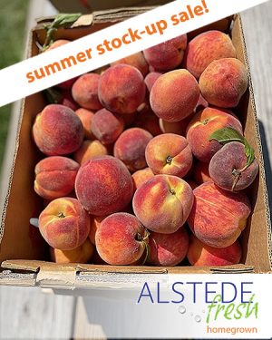 Alstede Fresh Peaches 25-lb. Box