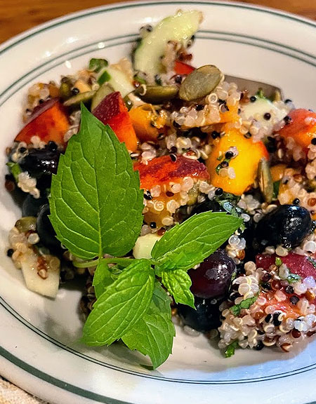 Summer Fruit Quinoa Salad
