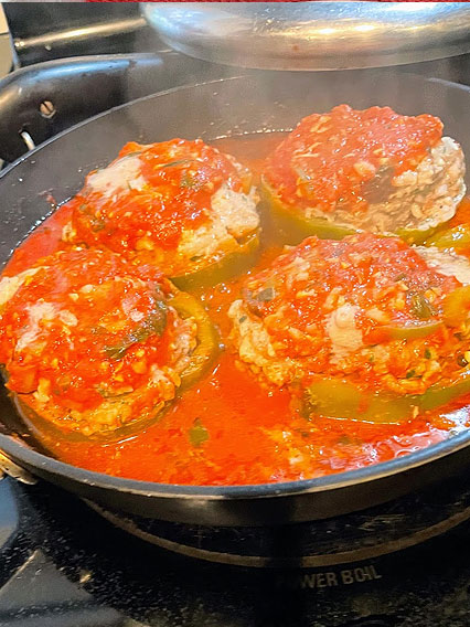 Stuffed Pepper Rings