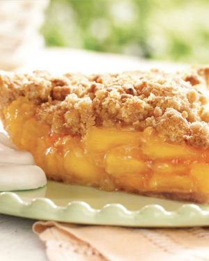 Peach Crumb Pie